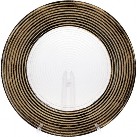Блюдо 33 см стекло Gold DP91219 BonaDi