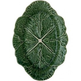Набір 2 сервірувальних блюд Cabbage 37x26см Зелений DP67313 Bordallo Pinheiro