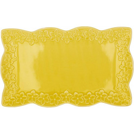 Блюда в наборе BonaDi Ceramic Yellow Flower 36х21 см Желтый 6 шт DP231009
