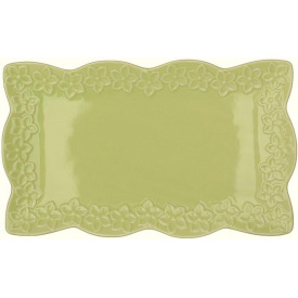 Блюда в наборе BonaDi Ceramic Green Flower 31х16 см Зеленый 6 шт DP231006