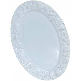 Блюдо Bona сервировочное Ceramic Морской Бриз овал 39.7х27.1х2.5см голубое DP40952