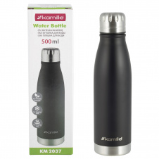 Термос-бутылка из нержавеющей стали черный 500ml KL226313