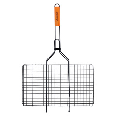 Залізна решітка з антипригарним покриттям для гриля 46x25.5см Kamille KL225187 Івано-Франківськ