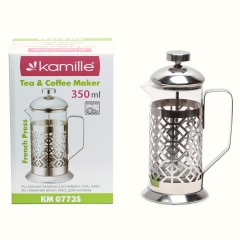 Стеклянный заварник Frenchpress 350мл KL225537 Kamille Вишневе
