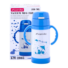 Термобутылка детская Kamille 350 ml Blue (KL225873) Івано-Франківськ