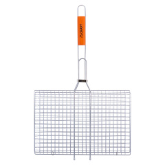 Залізна решітка для гриля 40x26x2см Kamille KL225188 Хмельницький