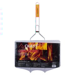 Железная решетка для гриля 45x26x2см Kamille KL225189 Сумы