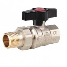 Шаровой кран MAREK 3/4" ВН прямой, никель