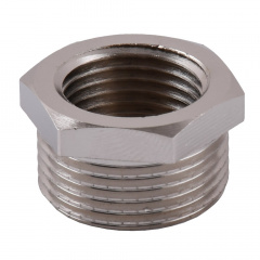 Футорка латунная SOLOMON 3/4"x1/2" ВН, никель Київ