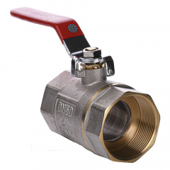 Шаровой кран Quality Professional 2" ВН прямой, латунь Херсон