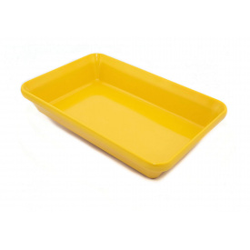 Блюдо для выкладки продуктов One Chef из меламина 30×19,5×5,5 см Песочное
