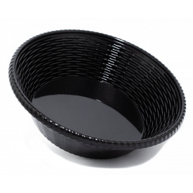 Блюдо круглое One Chef из меламина 23,9×7,2 см Черное