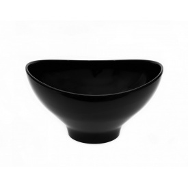 Чаша овальная One Chef закругленная из меламина 4,1 л 29,5×26,6×16 см Черная