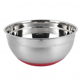 Кухонная миска из нержавеющей стали с силиконовым дном 30х14см KL225280 Kamille