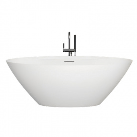 Ванна отдельностоящая WGT Water Stone AMORE 1800x850 овальная, белая матовая