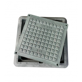 Люк канализационный Воюс 740х740 мм Зеленый