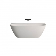 Ванна отдельностоящая WGT Water Stone DEA WALL 1700x800 овальная, белая (с покрытием MIRASOFT)