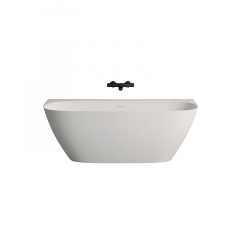Ванна отдельностоящая WGT Water Stone DEA WALL 1700x800 овальная, белая глянцевая Коростень