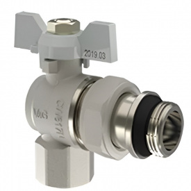 Шаровой кран V&amp;G Optima 1/2" ВН угловой, латунь (VG-104501)