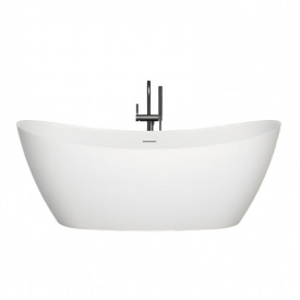 Ванна отдельностоящая WGT Water Stone STELLA 1850x780 овальная, белая (с покрытием MIRASOFT)