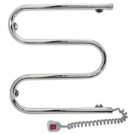 Полотенцесушитель электрический Laris Змеевик РС3 500х500 квадратный, хром (73207033)