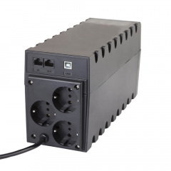 Источник бесперебойного питания Powercom RPT-1000AP Schuko 1000ВА 600Вт линейно-интерактивный Киев
