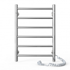 Полотенцесушитель электрический Laris Альфа П6 600х400 вертикальный, хром (73207813)