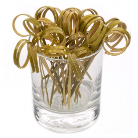 Бамбуковая шпажка Пика Кольцо One Chef 90 мм 100 шт