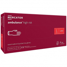 Перчатки латексные Mercator Medical 50 шт L 2 уп (0495)