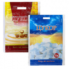 Мішок п/п для цукру 40х55 см 10 кг 100 шт (1155) Рівне