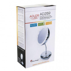 Дзеркало косметичне Adler AD 2159 15 см Хром Долина