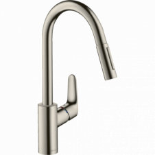 Змішувач Hansgrohe Focus 240 2jet для кухні Stainless Steel (31815800)