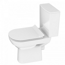 Cersanit CITY 604 NEW CLEAN ON 011 3/5, з сидінням SLIM дюропласт, Soft CloseK35-038