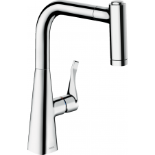 Змішувач Hansgrohe Metris Select 220 кухонний з витяжним душем (14834000)