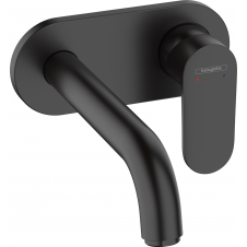 Змішувач Hansgrohe Vernis Blend для раковини прихованого монтажу 205 мм Matt Black (71576670)