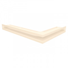 Вентиляційна решітка ліва SAVEN Loft Angle 60х400х600 кремова Лубни