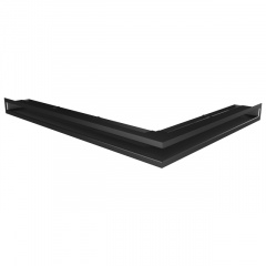 Вентиляційна решітка ліва SAVEN Loft Angle 60х600х800 чорна Лубны