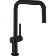 Змішувач Hansgrohe Talis M54 U 220 кухонний Matt Black (72806670) Балаклея