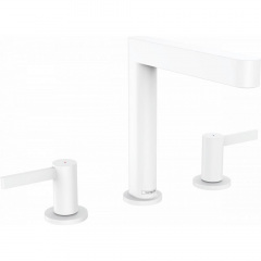 Змішувач Hansgrohe Finoris 160 для умивальника Matt White (76034700) Ізмаїл