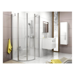 Душова кабіна Ravak CSKK4-80 Полірований алюміній TRANSPARENT (3Q140C00Z1) Золотоноша