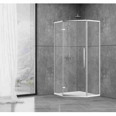Душова кабіна Dusel DL197H Chrome 1000x1000x1900, скло прозоре Михайловка