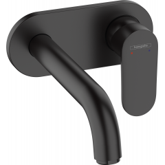 Змішувач Hansgrohe Vernis Blend для раковини прихованого монтажу 205 мм Matt Black (71576670) Вараш
