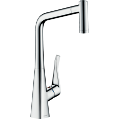 Змішувач Hansgrohe Metris M71 320 2jet кухонний Sbox (73801000) Стрый