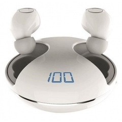 Навушники 2E RainDrops Х True Wireless Waterproof Mic White (2E-EBTWRDXWH) Прилуки