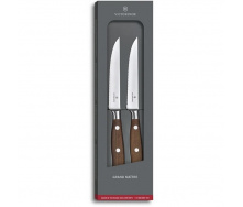 Набор кухонных ножей Victorinox Grand Maitre Wood Steak Set 120 мм дерево 2 шт. (7.7240.2W)