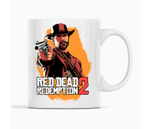 Кружка для игроманов Кавун Red Dead Redemption 2 320 мл Белый (К001765)