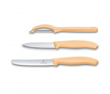 Набор Victorinox Swiss Classic Trend Colors Paring Knife Set with Universal Peeler Светло-оранжевый (6.7116.31L92)