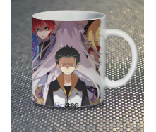 Чашка Fan Girl Нацуки Рем Рам и Эмилия Ре:Зеро Жизнь с нуля - Re: Zero (14899) 330 мл Белый