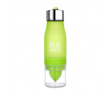 Спортивная бутылка-соковыжималка H2O Water bottle Green Зеленый