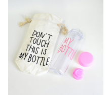 Бутылочка для воды My Bottle в чехле Розовая